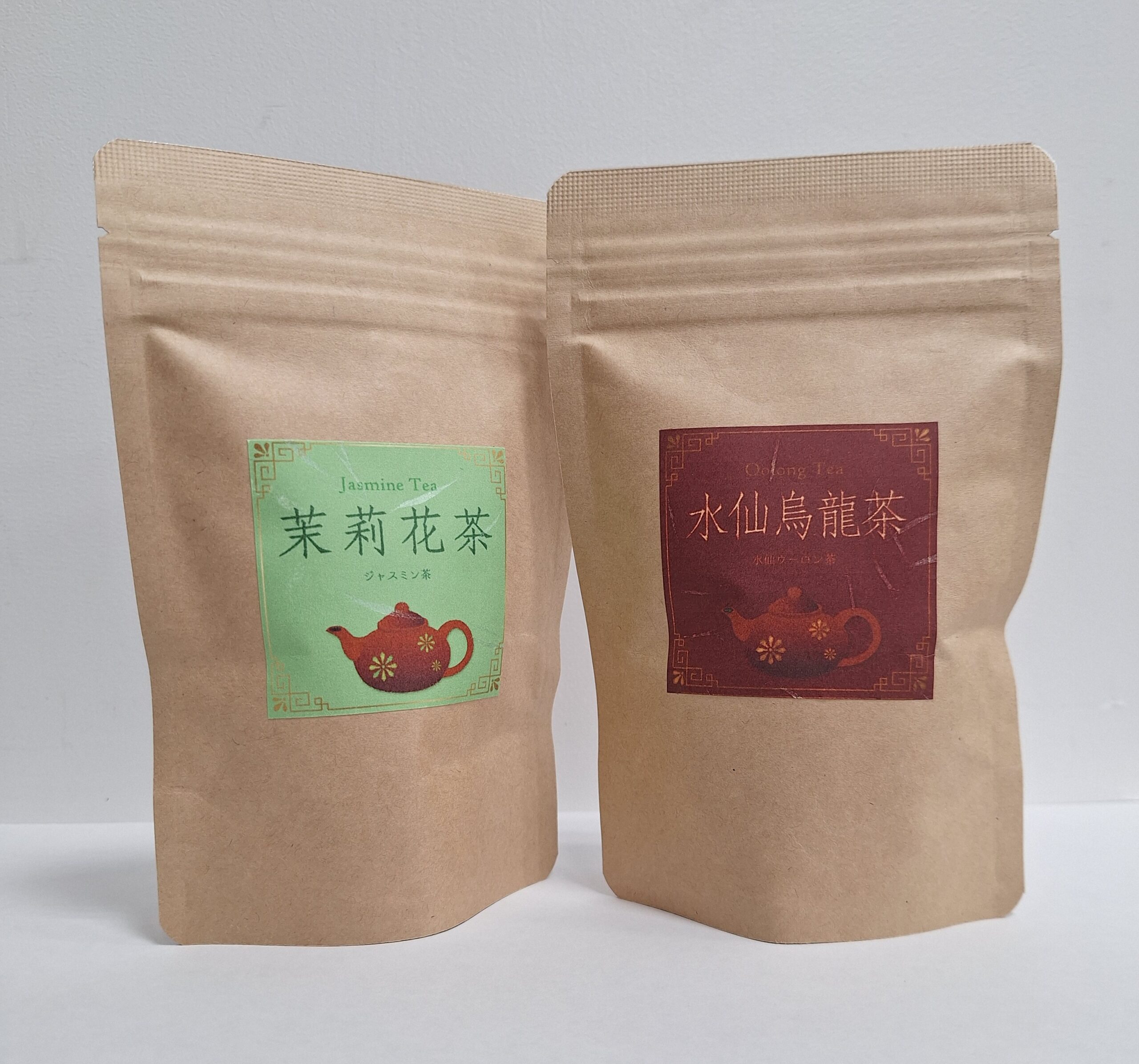 茉莉花茶・水仙烏龍茶